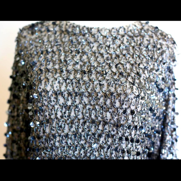 Vintage Beaded Sweater-Gorgeous - Picture 2 of 5